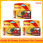 Disposable Single-Use 35mm Film Camera with Flash — 27 or 39 Exposures, ISO 800