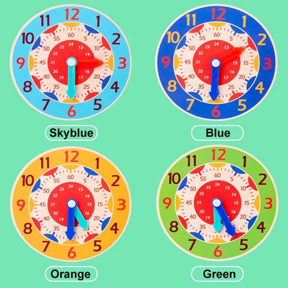 Montessori Wooden Clock Time Learning Toy