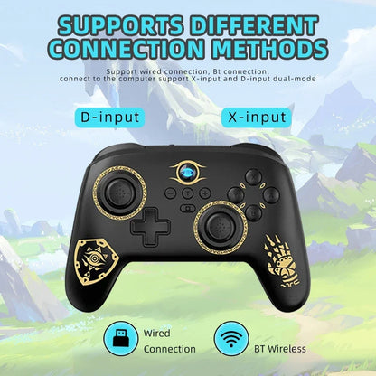 Switch Pro Gamepad Wireless Gaming Controller for Nintend Switch OLED/Lite Joystick For Steam Yuzu Controle PC