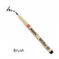 1pc Pigment Fineliner Pen — Waterproof Black Ink, Fine Tip Sketch & Drawing Marker