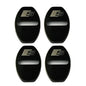 4-Pack Car Door Lock Cover Caps for S-Line A3 A4 A5 A6 A7 Q2 Q3 Q5 Q5L Q7 TT RS Series Alloy Door Lock Protectors (4pcs)