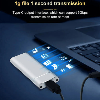M.2 NVMe & SATA SSD Enclosure USB-C — Dual Protocol 10Gbps, 2230–2280