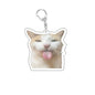 Funny Cat Memes Series Keychain Student Gift Bag Lanyard  Women's Bag Pendant Keychain Cute Things Cheap Gift For Best Friends