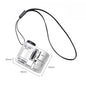 60X Pocket Magnifier with LED & UV Light - Portable Handheld Jeweler Loupe