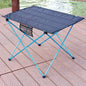 Ultralight Aluminum Folding Camping Table – Portable Roll-Up Picnic & Hiking Table with Carry Bag, Two Sizes (30×22×20.5 in / 76×56×52 cm; 22×17×15.4 in / 56×43×39 cm)