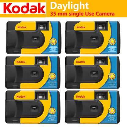 Disposable Single-Use 35mm Film Camera with Flash — 27 or 39 Exposures, ISO 800