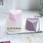 3D Rotating Stacking Heart Silicone Mold for Candle, Soap & Resin DIY Crafts