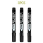 Permanent Paint Marker Pens – Waterproof Black Oil-Based Quick-Dry Markers for Tires & Oily Surfaces (3/9 Pack)