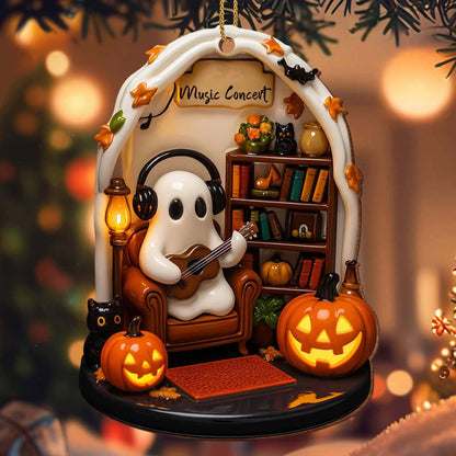 Halloween Acrylic Ghost Hanging Ornament, 6 Designs