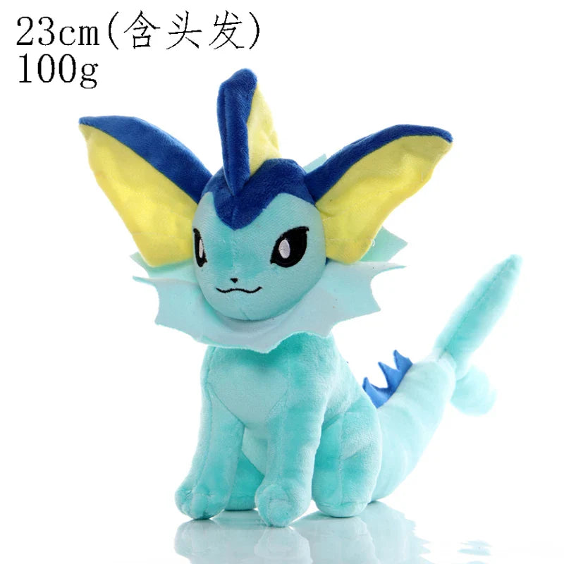 Pikachu & Friends 8 in (20 cm) Plush Stuffed Animal — Pikachu Charmander Squirtle Bulbasaur Eevee Scorbunny Gengar Snorlax Christmas Gift