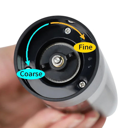 Rechargeable Electric Salt and Pepper Grinder Adjustable Coarseness Large Capacity Auto Spice Mill for Kitchen