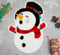 VIKAMA Cartoon Christmas Tree Wool-like Carpet Soft Anti-slip Floor Mat Entry Door Mat Festival Atmosphere Home Decoration