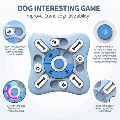 Interactive Dog Treat Puzzle Toy for Mental Stimulation