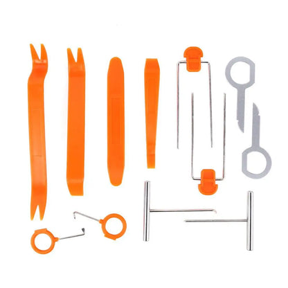 Car Door Panel Trim Removal Tool Kit - Plastic Pry Bars for Interior Clips, Dash & Audio Panels