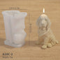 DIY Dog Silicone 3D Mold for Candles, Resin, Soap & Fondant — 3.0×2.2×2.2 in (7.5×5.5×5.5 cm)