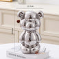Ceramic Little Fat Bear  Sculpture Home Decor room Decoration Accessories Office Nordic Animal Decorative Sculptures  Figurines