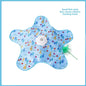Automatic USB Rechargeable Interactive Cat Toy with Hidden Feather Wand — 1200mAh Electronic Chase Mat