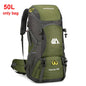50L Waterproof Hiking Backpack for Men & Women Travel Camping Climbing Rucksack