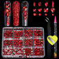 12 Grid Diamond Jewelry Set for Nail Art - Luxe Rhinestone Decorations