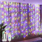 USB LED Curtain Fairy Lights for Windows & Bedroom – Christmas Holiday String Lights (100–600 LEDs)
