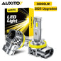 H11 H8 9005 9006 Turbo LED Headlight Bulbs Canbus No Error 30000LM 6500K White