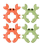 Silicone Crab Spatula Holder Pot Clip — Heat-Resistant Spoon Rest & Overflow Guard (1/2/4/6-Pack)