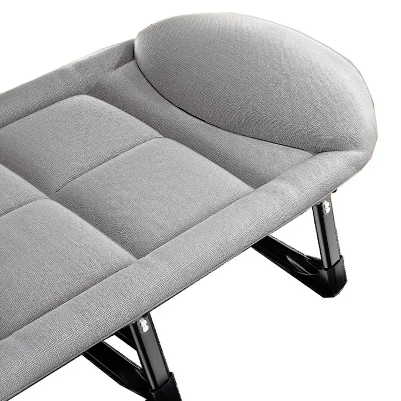 Camping Cot Comfortable with Pad Portable Folding Bed for Sleeping