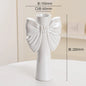 28cm Modern-Minimalist Bow Ceramic Vase, Perfect  Office  Living room decoration, Ideal  Hydroponic Plants & Home Decor