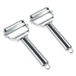 Stainless Steel Double-Head Vegetable Peeler - Multi-Function Fruit & Melon Peeler