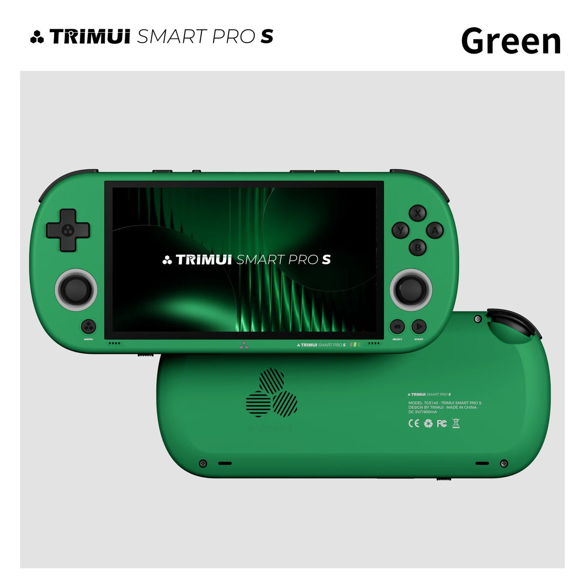 TRIMUI Smart Pro S Handheld Game Console - 4.96" 720p IPS, TMR Hall Joysticks, Active Cooling, 5000mAh, 6 Colors