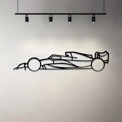 Decorative Hot Border Metal Line Art Designed Specifically for Passionate Automotive Aficionados Looking To Create Wall Displays