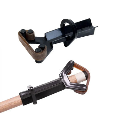 Pool Cue Tip Clamp Repair Tool – Plastic Glue-On Tip Fastener for Billiards & Snooker (90 x 45 mm / 3.5 x 1.8 in)