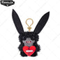 Funny Ugly Teeth Monster Plush Toy, Kawaii Wide-Eyed Rabbit Stuffed Doll Gift for Kids & Collectors