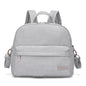 Stylish Waterproof Diaper Backpack for Women — Large Capacity Multi-Functional Nappy Changing Bag with 2 Straps