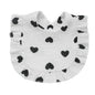 Muslin Cotton Baby Bibs & Burp Cloths - Ruffle Bandana Drool Bibs for Newborns