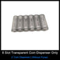 6-Slot Euro Coin Dispenser Waist Wallet – Waiter & Driver Cash Coin Holder with Zipper Pocket