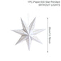 30-75cm Hollow Star Hanging Pendant Eid Mubarak Christmas Ramadan Decoration 2024 Islamic Muslim Party Decor Ramadan Kareem Gift