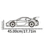 Decorative Hot Border Metal Line Art Designed Specifically for Passionate Automotive Aficionados Looking To Create Wall Displays