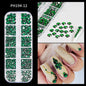 12 Grids Mixed Nail Rhinestones - SS6-SS30 Flat-Back Glass Gems for Nail Art