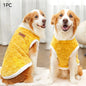 Flannel Dog Sweater Winter Warm Pet Coat – Fits 1.5–25 kg (3–55 lb) – Puppy to Large Dog Pullover Vest