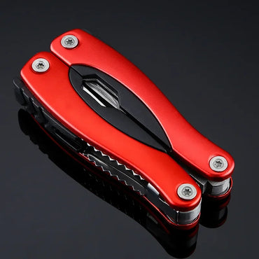 9-in-1 Stainless Steel Multi-Tool Pliers – Portable Camping & Survival Tool