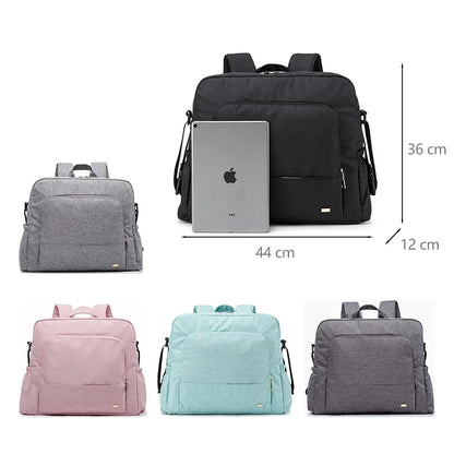 Waterproof Multi-Functional Diaper Backpack – Large Nursing & Changing Baby Bag