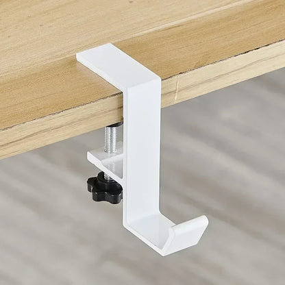 Adjustable Desk Edge Hook - Punch-Free Headset & Backpack Hanger for Gaming Desk and Home Office