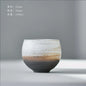 Handmade Retro Ceramic Tea Cup 100ml (3.4 fl oz) Coarse Pottery Kung Fu Coffee Cup