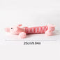 Plush Duck Squeaky Dog Toy with Chew Rope – Bite-Resistant Dental Cleaning Pet Toy