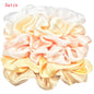Satin Scrunchies Set for Women & Girls – 25/10/6 Pcs Elastic Hair Bands | Soft Silk Ponytail Holders & Fashion Hair Accessories