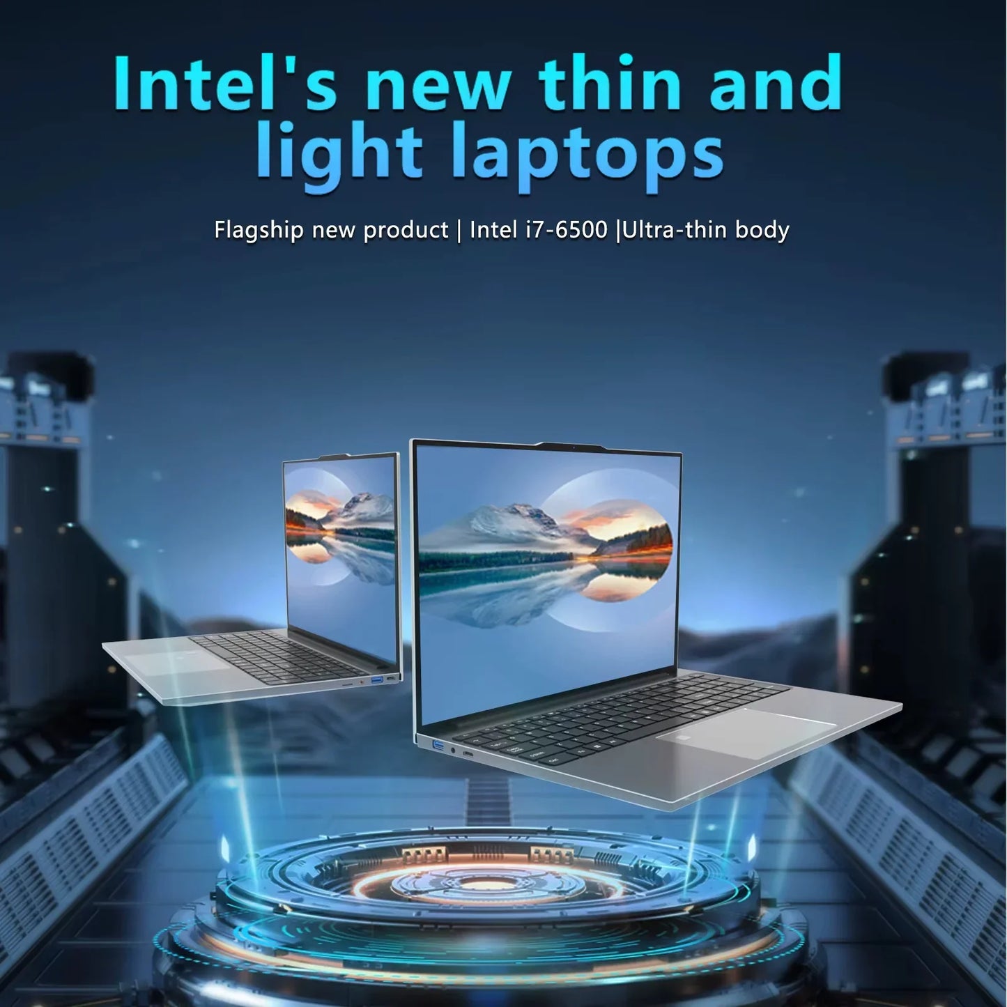 15.6-inch FHD Laptop Windows 11 — Intel Core i7 or i3, 16GB RAM, Up to 2TB SSD, Fingerprint Unlock, Backlit Keyboard
