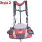 Convertible Waist Bag to Shoulder Backpack 8L - Cycling Hiking Running Camping Water Bottle Fanny Pack for Men