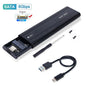M.2 NVMe/SATA Dual-Protocol SSD Enclosure USB-C 3.1 — 10Gbps External M.2 Case (2230/2242/2260/2280)