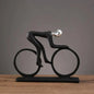 Home Decor Modern Abstract Resin Bicycler Cyclist Statue Bicycle Rider Statue Bike Racer Rider Figurine Office Living Room Decor
